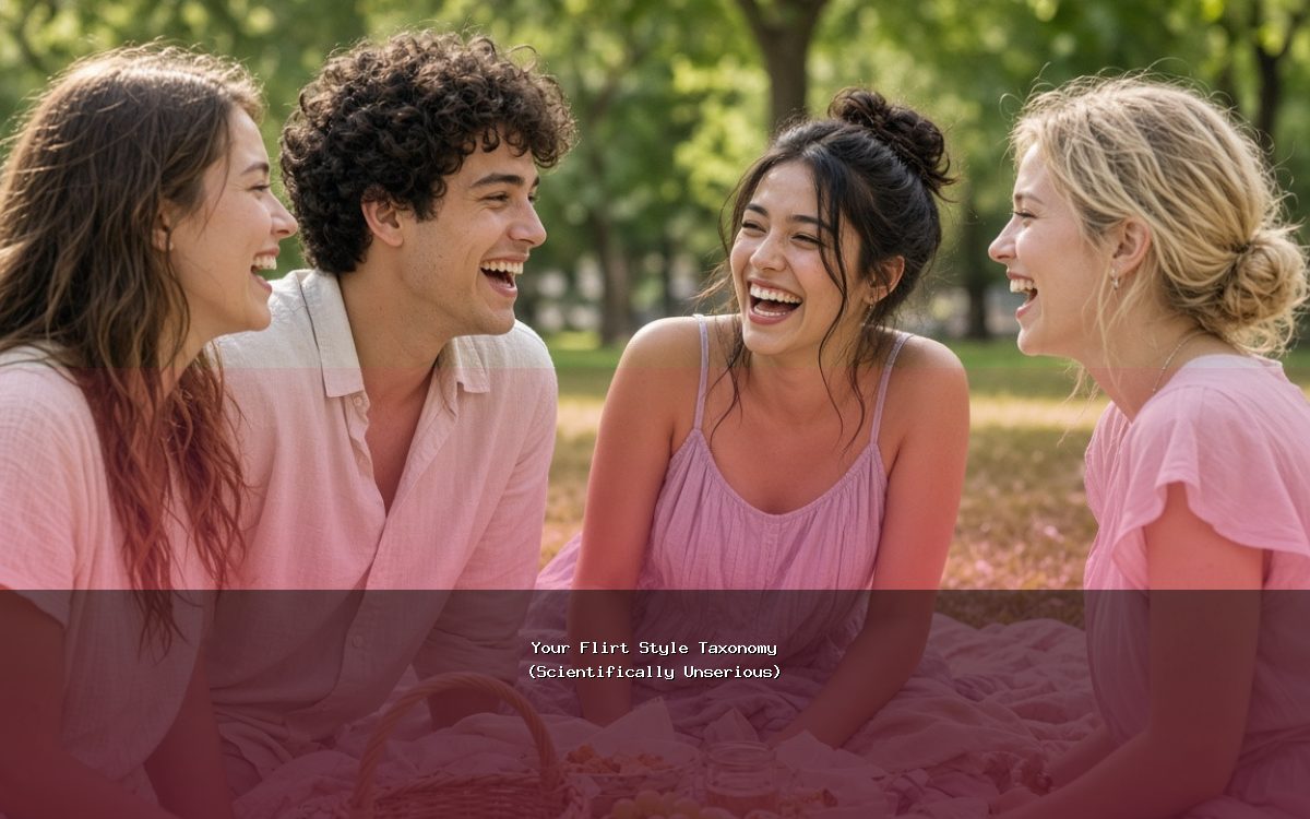 Your Flirt Style Taxonomy (Scientifically Unserious)
